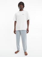 Футболка довга чоловіча Calvin Klein Underwear 000NM2298E-100 M Біла (8719856377618) - зображення 3
