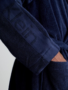 Szlafrok męski bawełniany Calvin Klein Underwear 000EM1159E-8SB S-M Granatowy (8719113813613) - obraz 4