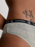 Zestaw majtek slipów damskich bawełnianych Calvin Klein Underwear 000QD3991E-BGH L 2 szt. Szary/Czarny (8720107311091) - obraz 4