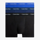 Набір трусів шорт чоловічих бавовняних Calvin Klein Underwear 0000U2662G-4KU L 3 шт Чорний/Синій/Блакитний (8719113950776) - зображення 1