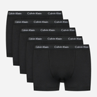 Zestaw majtek męskich typu bokserki bawełnianych Calvin Klein Underwear 000NB2877A-XWB XL 5 szt Czarny (8719853976906)