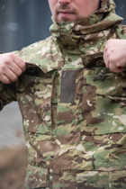 Тактический костюм Куртка парка и брюки с наколенниками цвет мультикам размер XL - изображение 7
