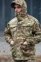 Тактический костюм Куртка парка и брюки с наколенниками цвет мультикам размер 4XL - изображение 9