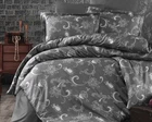 Турецкое постельное белье First Choice Cotton Satin Carmina Anthracite евро