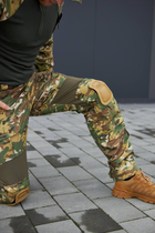 Тактические мужские брюки с наколенниками мультикам размер S - изображение 8