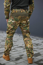 Тактические мужские брюки с наколенниками мультикам размер XL - изображение 7