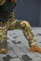 Тактические мужские брюки с наколенниками мультикам размер XL - изображение 8