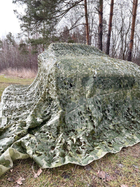 Маскировочная сетка 3х5м для автомобиля, пикапа, внедорожника и техники "Листья зелёные №2" - изображение 4