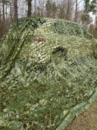Маскировочная сетка 2х3м для автомобиля, пикапа, внедорожника и техники "Листья зелёные №2" - изображение 7