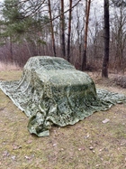 Маскировочная сетка 2х3м для автомобиля, пикапа, внедорожника и техники "Листья зелёные №2" - изображение 9