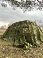 Маскировочная сетка 4х6м для автомобиля, пикапа, внедорожника и техники "Листья зелёные №2" - изображение 6