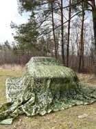 Маскувальна сітка 4х6м для автомобіля, пікапа, позашляховика та техніки "Листя зелені №2" - зображення 8