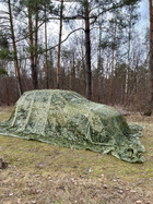 Маскировочная сетка 3х6м для автомобиля, пикапа, внедорожника и техники "Листья зелёные №2" - изображение 4
