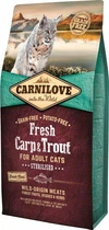 Сухой корм для кошек Carnilove Fresh для стерилизованных с карпом и форелью