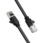 Патч-корд UGREEN NW101 Cat 6 U/UTP Pure Copper Ethernet Flat Cable 5m Black (50187)