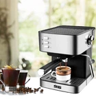 Кавомашина з капучинатором ESPRESSO COFFEE еспресо для дому напівавтоматична ріжкова DSP KA3O9I