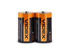 Батарейка солевая Videx shrink R2OP / D 2 шт