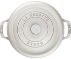 Каструля чавунна кругла Staub з кришкою білий трюфель 1.7 л (40501-409-0) - зображення 5
