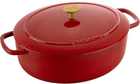 Каструля чавунна овальна Ballarini Bellamonte з кришкою червона 7.5 л (75003-568-0)