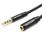 Аудіокабель Vention Audio 3.5 мм 3 м Black Metal Type (BHBBI)