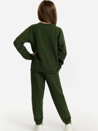 Дитячий спортивний костюм (світшот + штани) для дівчинки Tup Tup 101400-5010 128 см Хакі (5907744490577) - зображення 2