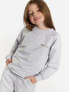 Дитячий спортивний костюм (світшот + штани) для дівчинки Tup Tup 101404-8110 122 см Сірий (5907744490966) - зображення 3
