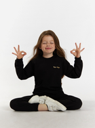 Komplet dziecięcy sportowy (bluza + spodnie) dla dziewczynki Tup Tup 101407-1010 104 cm Czarny (5907744491239) - obraz 3