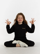 Komplet młodzieżowy sportowy (bluza + spodnie) dla dziewczynki Tup Tup 101407-1010 146 cm Czarny (5907744491307) - obraz 3