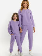 Дитячий спортивний костюм (світшот + штани) для дівчинки Tup Tup 101411-2510 110 см Фіолетовий (5907744491642) - зображення 3