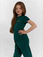 Koszulka dziecięca dla dziewczynki Tup Tup 101500-5000 134 cm Zielona (5907744499815) - obraz 1