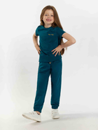 Koszulka dziecięca dla dziewczynki Tup Tup 101500-3210 104 cm Turkusowa (5907744499860) - obraz 1
