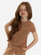 Дитяча футболка для дівчинки Tup Tup 101500-1070 122 см Світло-коричнева (5907744500191) - зображення 1