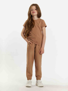 Дитяча футболка для дівчинки Tup Tup 101500-1070 134 см Світло-коричнева (5907744500214) - зображення 3