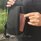 Плечевая тактическая сумка с липучкой, Черная - изображение 10