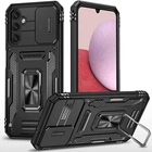 Противоударный ударопрочный чехол Camshield Army Ring для Samsung Galaxy S24+ Черный / Black