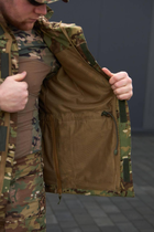Чоловічий тактичний Костюм Парка Штани з наколінниками ріп-стоп з липучками під шеврони / Польова форма куртка + Штани Піксель розмір 2XL - зображення 6