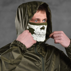 Чоловіча вологостійка Куртка - Дощовик із мембраною олива розмір XL - зображення 5