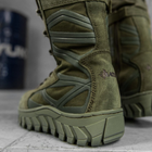 Мужские высокие Ботинки с резиновыми вставками / Берцы Bates Annobon Boots олива размер 42 - изображение 4