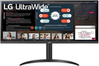Monitor 34" LG UltraWide IPS 2560 x 1080 px Full HD czarny (34WP550-B) - obraz 1