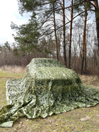Маскировочная сетка 6х10м для автомобиля, пикапа, внедорожника и техники "Листья зелёные №2" - изображение 4