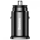 АЗП Baseus Square Metal PD 3.0 QC 4.0+ 30W USB + Type-C (CCALL-AS) (Чорний)