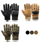Тактичні рукавички Combat Touch Touchscreen військові Чорний L - зображення 6