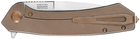 Нож складной Adimanti by Ganzo (Skimen design) титановый Коричневый (Skimen-TBZ) - изображение 6
