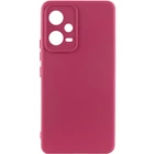 Чохол Lakshmi Silicone Cover Lakshmi Full Camera (A) для Xiaomi Poco X5 5G / Redmi Note 12 5G Бордовий / Marsala