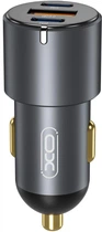 Автомобильное зарядное устройство XO CC45 1 USB QC 3.0 + 2 Type-C PD (60W) Black (XO-CC45-BK)
