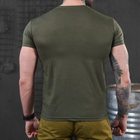 Потовідвідна чоловіча футболка Bayraktar Coolmax з принтом "Арта" олива розмір 2XL - зображення 3