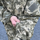 Износостойкая Мужская Куртка "Горка 5" рип стоп с капюшоном и липучками для шевронов пиксель размер 52-54 - изображение 5