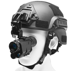Монокулярный прибор ночного видения на шлем NVG30 Wi-Fi 940nm с креплением на шлем и аккумулятором (Черный) - изображение 3