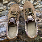Літні Тактичні кросівки. Койот. Натуральна шкіра. 45р (30см) DSLM-1035-45 - зображення 4