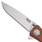 Нож складной SOG Twitch II Wood Handle коричневый - изображение 4